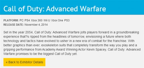 Call Of Duty: Advanced Warfare Wii U'ya da mı geliyor?