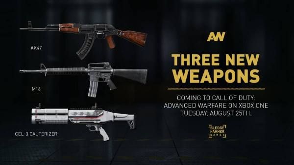 CoD: Advanced Warfare için yeni silahlar duyuruldu