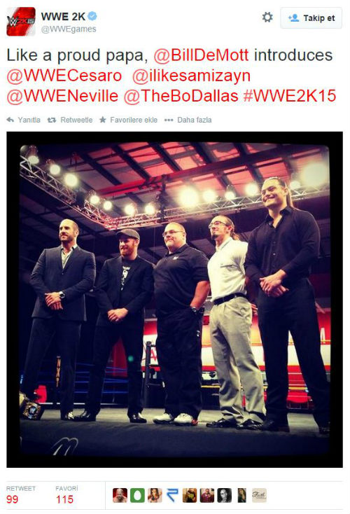 WWE 2K15'in yeni transferleri belli oldu