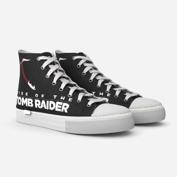 Tomb Raider baskılı ayakkabılar çok can yakıyor