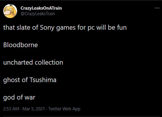 God of War, Bloodborne, Ghost of Tsushima ve Uncharted PC'ye gelebilir