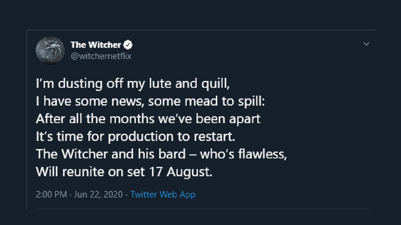 The Witcher 2. Sezon çekimleri Ağustos ayında yeniden başlıyor