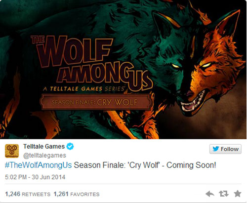 The Wolf Among Us sezon finali çok yakında