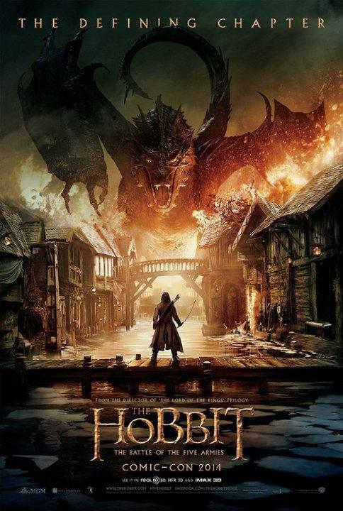 Hobbit: Beş Ordular Savaşı'nın posteri de geldi
