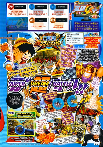 One Piece: Super Grand Battle! X ile efsanevi korsanlar emrinize amade