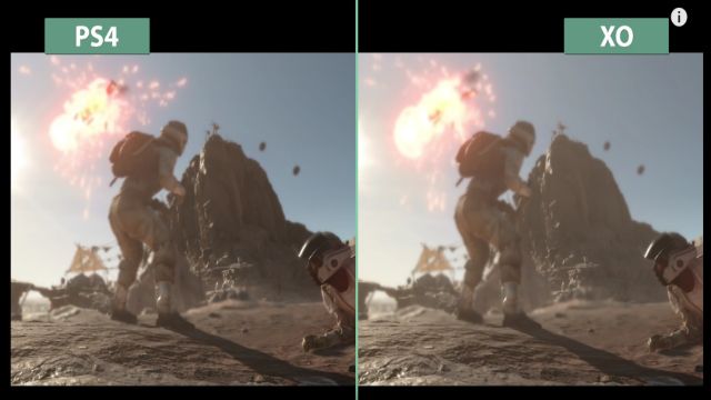 Star Wars: Battlefront için PS4/Xbox One grafik karşılaştırması