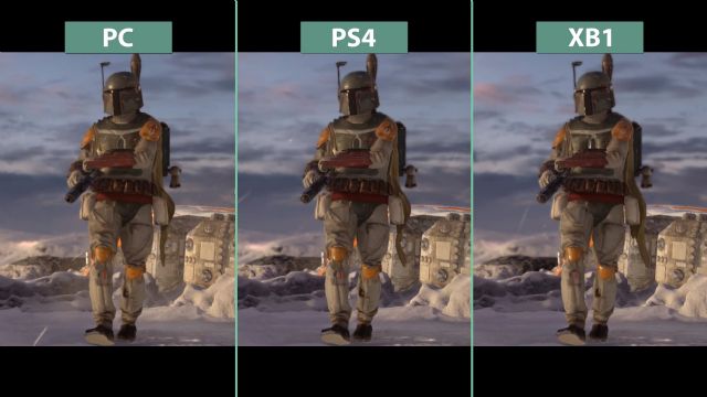 Star Wars Battlefront'tan grafik karşılaştırma videosu!