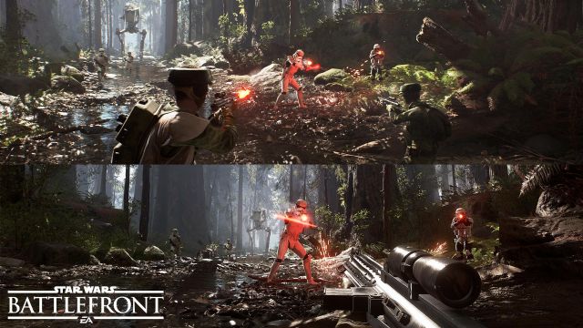 Star Wars: Battfront'tan bir konsol karşılaştırması daha!