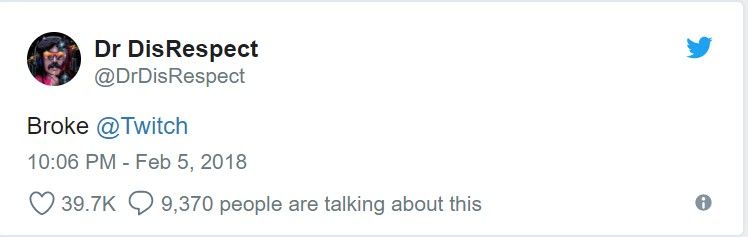 DrDisRespect'in Twitch yayınlarına dönüşü Twitch'i çökertti!
