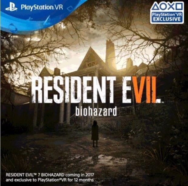 Resident Evil 7, bir sene boyunca PlayStation VR'a özel olacak