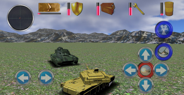 Türk geliştiricinin oyunu Tank Commando, mobil platforma çıktı
