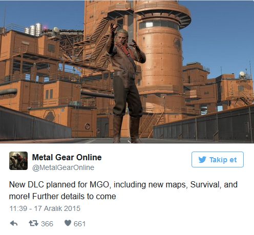 Metal Gear Online'a güncelleme geliyor!