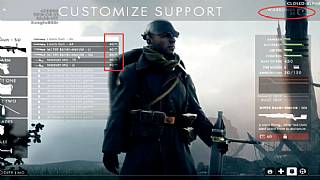 Battlefield 1 alfasından arayüz görüntüleri
