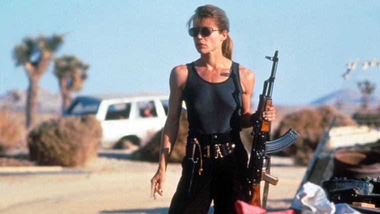 Linda Hamilton, Terminatör 6 çekimlerinde kendini gösterdi