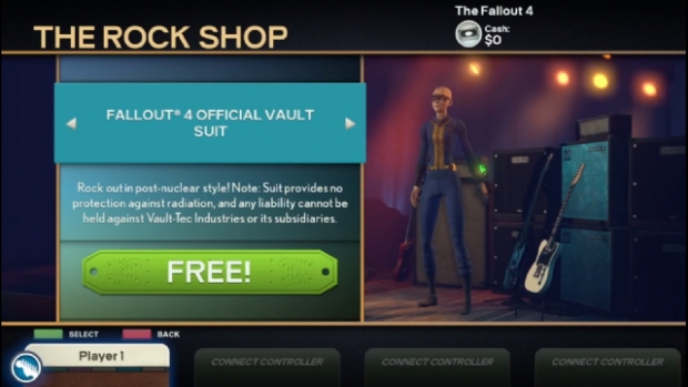 Rock Band 4'e Fallout kıyafeti geldi