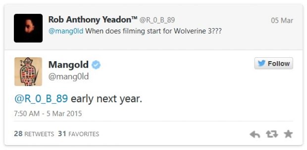 Wolverine 3 Çekimleri önümüzdeki yıl başlıyor