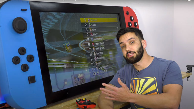 Devasa boyutlarda bir Nintendo Switch üretildi