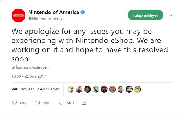 Nintendo Switch kullanıcıları Nintendo eShop'u çökertti