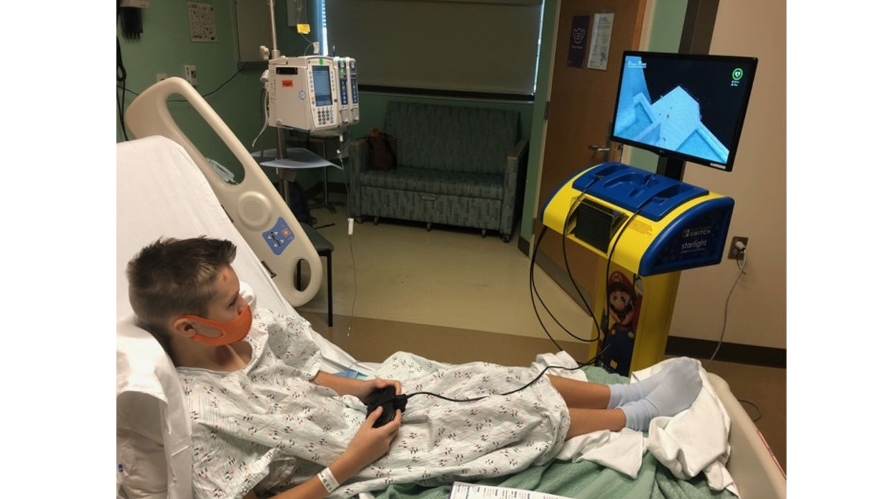 Starlight Nintendo Switch oyun istasyonları hastanelerde kullanılıyor