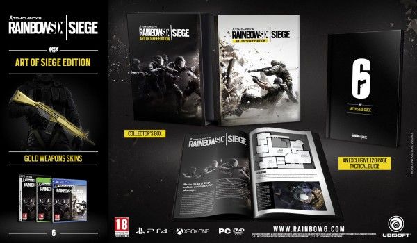 Rainbow Six: Siege'in koleksiyon sürümünde 120 sayfalık kılavuz var