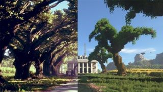RDR2 Braithwaite Manor bölümü Minecraft'ta tasarlandı