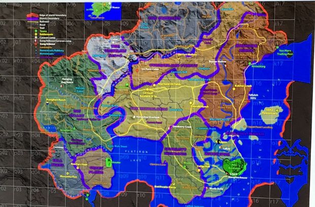 Red Dead Redemption 2'nin haritası sızdırıldı!