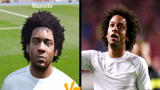 FIFA 16'da oyuncuların yüzlerinin gerçek hayat/oyun karşılaştırması