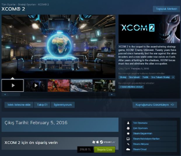 XCOM 2'nin Steam fiyatı cep yakan cinsten...