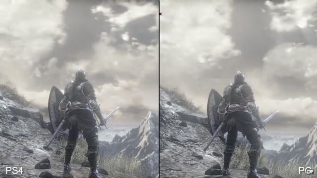 Dark Souls 3'te PC vs PlayStation 4 grafik karşılaştırma videosu