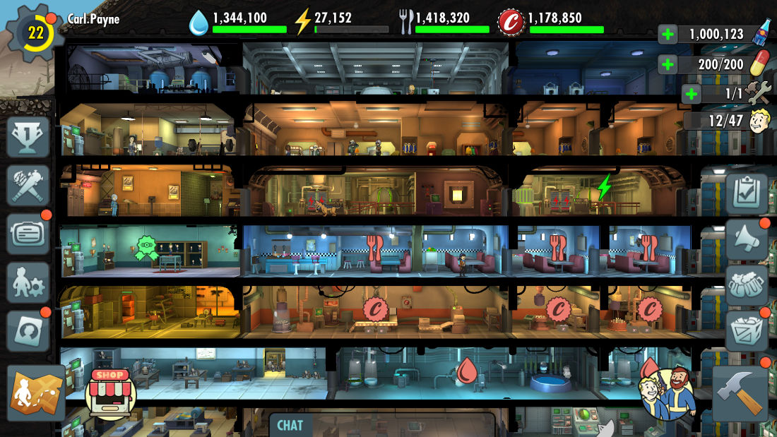 Fallout Shelter Online Android ve iOS için çıktı