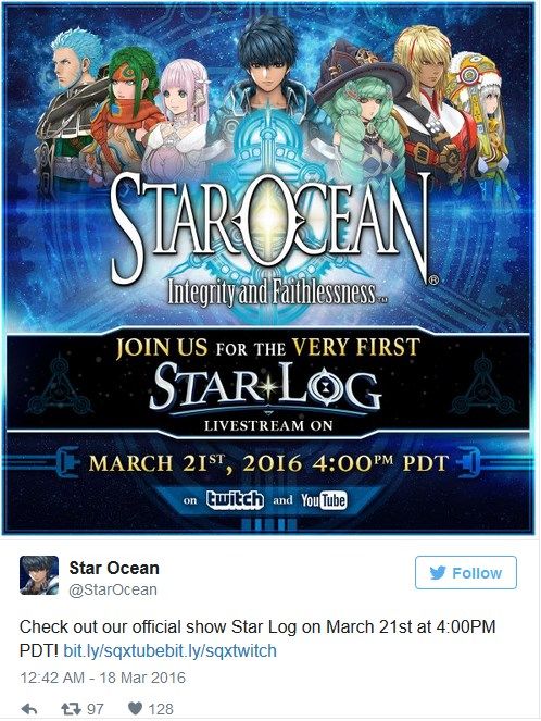 Star Ocean 5, sizleri canlı yayınına bekliyor!