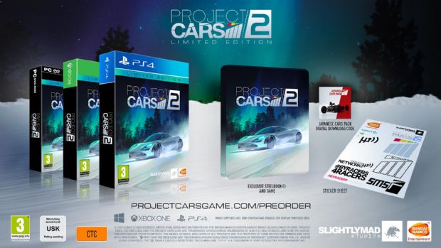 Project Cars 2'nin Limited, Collector ve Ultra Edition'ı ortaya çıktı