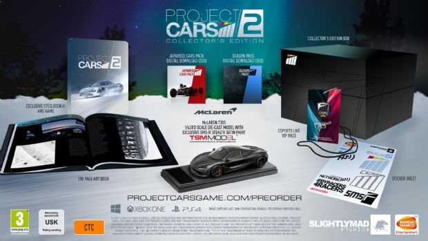 Project Cars 2'nin Limited, Collector ve Ultra Edition'ı ortaya çıktı