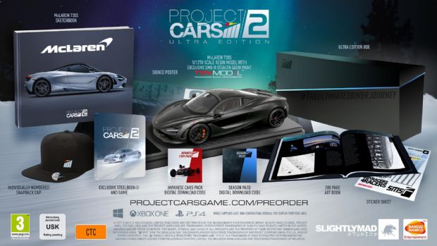 Project Cars 2'nin Limited, Collector ve Ultra Edition'ı ortaya çıktı