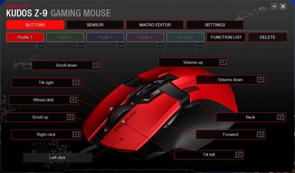 Speed-Link Kudos Z-9 Mouse