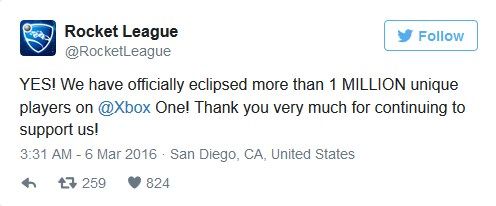 Rocket League, 1 milyon Xbox One oyuncusuna ulaştı!