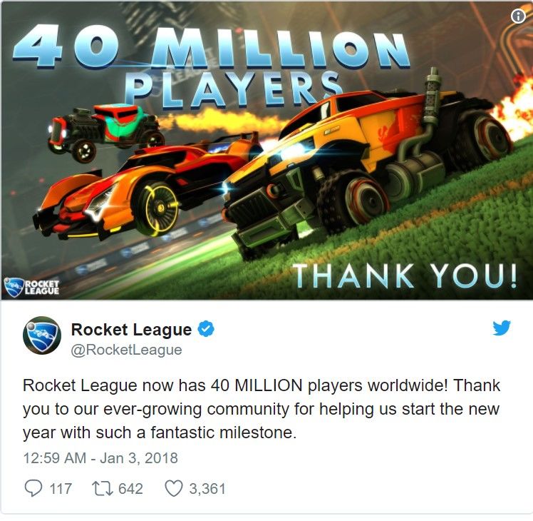 Rocket League'den yeni rekor geldi!