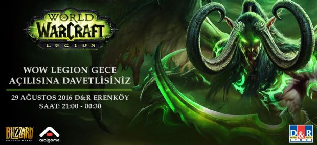 WoW: Legion için D&R'da gece açılışı yapılacak