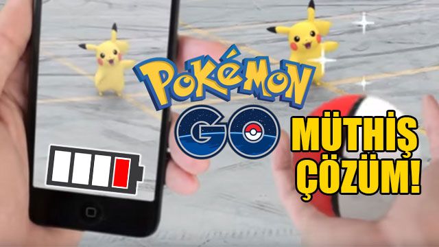 Pokemon Go oynarken şarjı çabuk bitenlere müthiş çözüm!