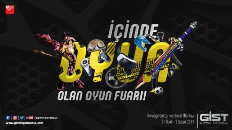 Dijital eğlence ve oyun fuarı GIST için geri sayım başladı!