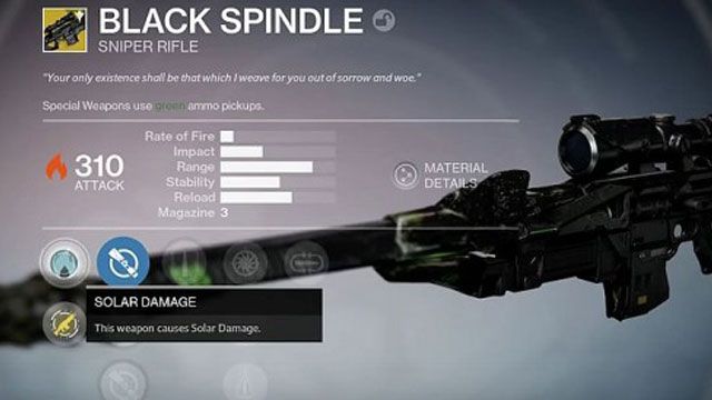 Mini Rehber: Destiny'nin gizli exotic görevi Black Spindle