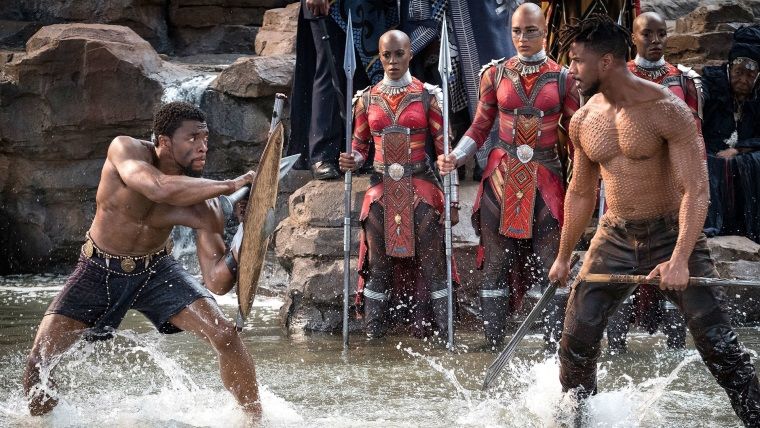 Black Panther ve Killmonger dövüşü internette yayınlandı