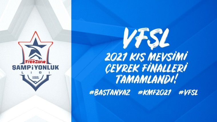 VFŞL Kış Mevsimi çeyrek finalleri tamamlandı