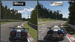 Gran Turismo Sport ve Gran Turismo 6 grafik karşılaştırması