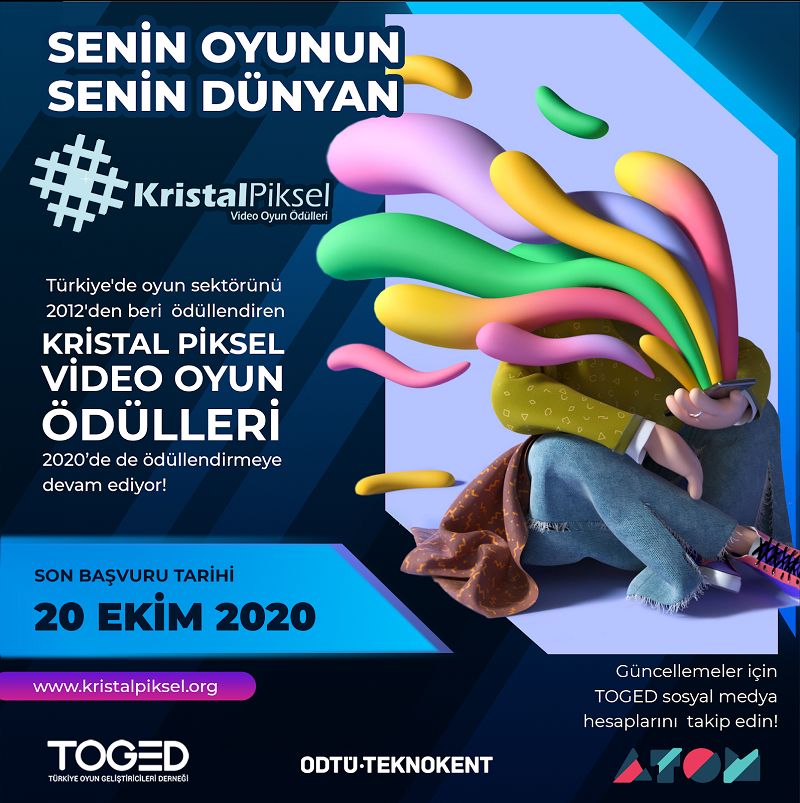 Kristal Piksel Video Oyun Ödülleri başvuruları devam ediyor