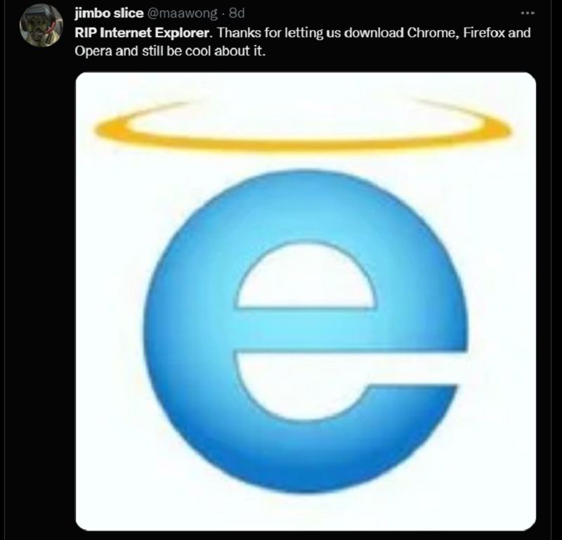 Internet Explorer kapanıyor