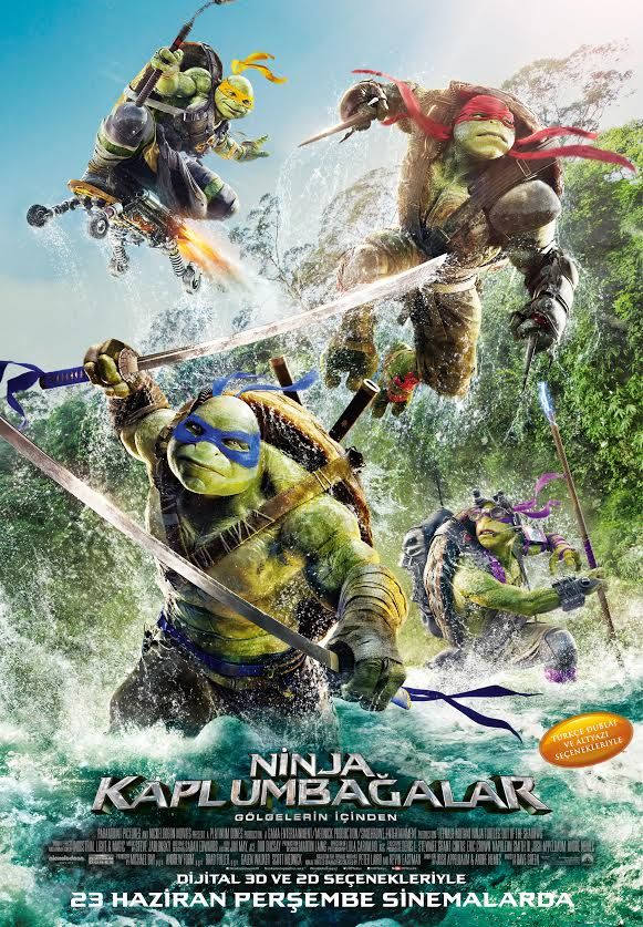 Ninja Kaplumbağalar 2: Gölgelerin İçinden için özel gösterim şansı!