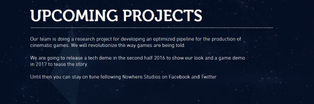 Nowhere Studios'tan yeni proje duyurusu geldi
