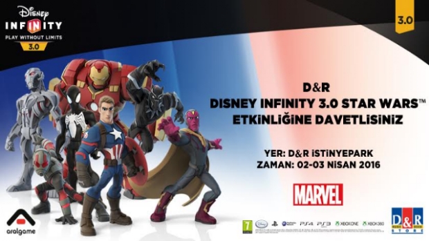 Disney Infinity 3.0 etkinliğine davetlisiniz