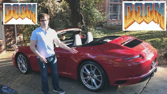 Arabasıyla Doom oynayan adam!
